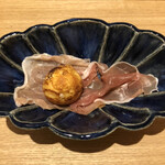 丸太町やんがす - 貝柱　クリ一ムチーズ　生ハム