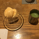 丸太町やんがす - 塩アイス　抹茶