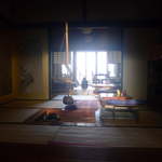 店内には囲炉裏があり、おばあちゃんの家にお邪魔したかのよう。懐かしい雰囲気だ