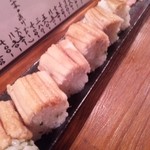 酒処 依屋 - あなごの棒寿司