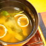 華楽 - 【2021.12】ランチ(税込1,200円)のお味噌汁