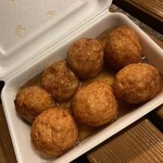 なばなの里　村の市 - 揚げたこ焼き 500円