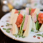 亜麻亜亭 - 【サンドウィッチ ドリンクセット@税込950円】サンドウィッチ