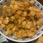 手打ちそば 大石 - かき揚げ丼