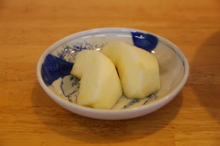 Ramen Daigaku - リンゴのデザートが付きました
