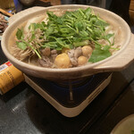 Daikon ya - きりたんぽ鍋　比内地鶏とセリが最高の組み合わせ