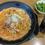 カフェ ド ゴマルゴ - キノコのトマトクリームセット1,380円