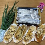鮮魚中徳 - 太刀魚のお刺身と天ぷらをテイクアウトで♡