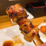 Yakitori Takebashi - ミニ盛 968円
                        手羽先、砂肝、皮ニンニク、肝、もも