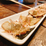 とにかく米にこだわる店 ※米屋 - いぶりがっこ　特製麹付けチーズと海苔を添えて〜