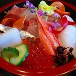 食い処あだち - 海鮮丼拡大