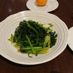 上海料理 四季陸氏厨房 - 空心菜炒め（清炒時蔬ちんちゃおしーしゅう）