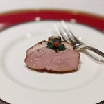 レストラン・フォレスト - 鴨のハムの粒胡椒風味 きのこのマリネ