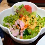 夢 - サラダにドレッシング3種類かけてみました(笑)　解るかな〜