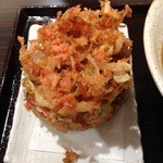 さかい庵 - 桜海老と野菜のげんこつかき揚げ蕎麦(690円)