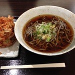 さかい庵 - 桜海老と野菜のげんこつかき揚げ蕎麦(690円)