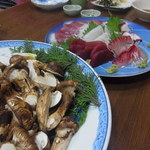 松茸と刺身