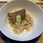 味乃しゅうか - キンキの飯蒸し