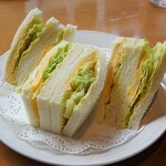 Kafedwufuro Ru - たまごサンドイッチ