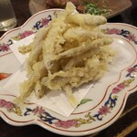 金町製麺 - ワカサギの天ぷら