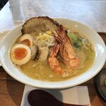 Ramen Ristorante 田所商店 premium - トッピング：味噌漬け炙りチャーシュー＋味噌漬け煮玉子