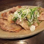 金町製麺 - イベリコ豚の塩ダレ焼き