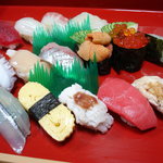 彦ずし - 料理写真:おまかせにぎり(茶碗蒸し付き）　　　　　　1人前3150円