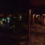 由布院 玉の湯 - 夜の正面