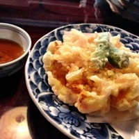 うかい鳥山 - 新百合根のかき揚げ