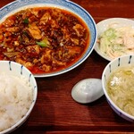 中国菜 オイル - 麻婆豆腐定食 