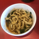 ラーメン千乃介 - スキヤキに麺をイン