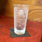 奈るみ庵 - こちらが焼酎ロック