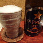 Itantoko - 瓶ビール（中）：５００円