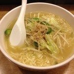 春のお店 - 野菜塩ラーメン（サッポロ一番）