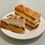 隠れ家ダイニング ソラマ - バナナクリームタルト＠果肉入りのフランジパーヌ土台がいい