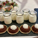 隠れ家ダイニング ソラマ - グレープフルーツパンナコッタ、スフレガトーショコラ