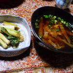 ゑちごや旅館 - 野沢菜の浅漬け