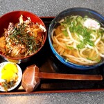 Sanukian - かき揚げ丼セット