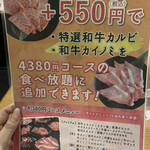 食べ飲み放題 焼肉ダイニングちからや - 