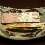 しのはら - 楊枝も可愛らしい。