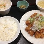 パンダ美食 - 若鶏唐揚げセット