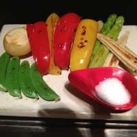 神楽坂 てっぱんや - 旬の焼き野菜盛り合わせ 980円