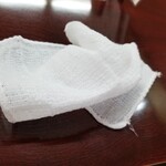 駿河屋 - おしぼりは布製