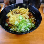 蕎麦つぐみ食堂 - かき揚げそば