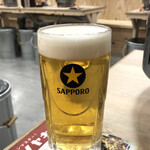 Zero Byou Remon Sawa Sendai Horumon Yakiniku Sakaba Tokiwatei - 生ビール