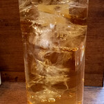 岡本 - カミナリハイボール（デンキブランの炭酸割り）