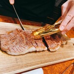 焼肉 スタミナ苑 - イチボステーキ