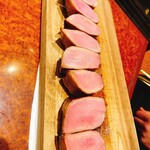 焼肉 スタミナ苑 - 極厚タンの塩麹漬け