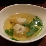 ダイニング木温 - イカ団子スープ