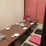 山口家 - 小上がり座敷：宴会時：14名席